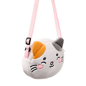 Borsa a Tracolla in Peluche - Lola, il Gatto - Animali Dolci