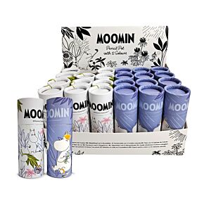 Tubo con Matite Colorate - 12 Pezzi - Moomin