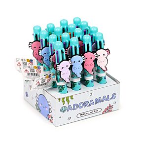 Penna Multicolore (6 Colori) - Maddie, l'Axolotl - Animali Dolci