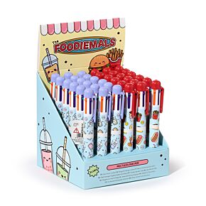 Penna Multicolore (6 Colori) - Fast Food - Foodiemals