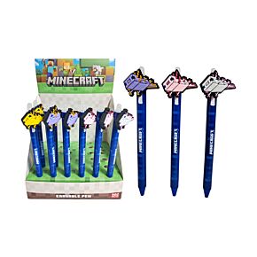 Penna Cancellabile Inkredible con Copripenna - Minecraft 
