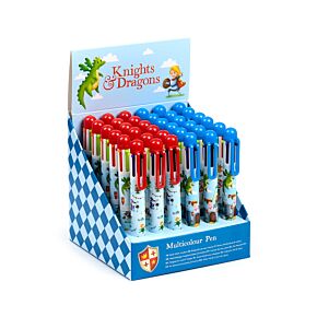 Penna Multicolore (6 Colori) - Cavalieri & Draghi
