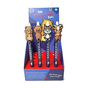 Penna Cancellabile Inkredible con Copripenna - Animali Dolci della Montagna