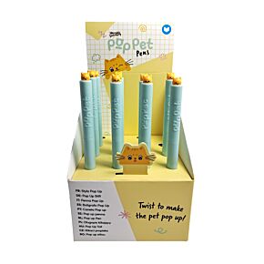 Penna con Top Pop Up - Gatto - Beans & Co
