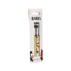 Set di 2 Penne a Sfera - Cani - Barks Dog