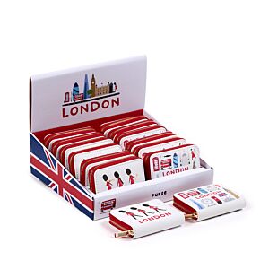 Portafoglio Piccolo con Zip - Icone Londinesi - Londra