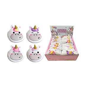 Mini Portamonete con Rivestimento in Peluche - Unicorno - Animali Dolci 