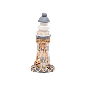 Decorazione Nautica - Faro con Conchiglie