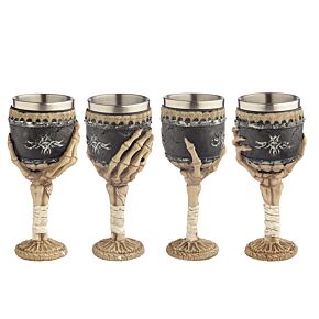 Calice Decorativo - Mano di Scheletro