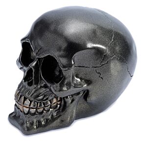 Teschio Decorativo - Nero Metallizzato