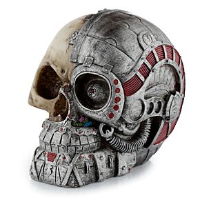 Teschio Decorativo Steam Punk Mezzo Robot