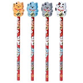 Matita con Gomma - Gatto Maneki Neko