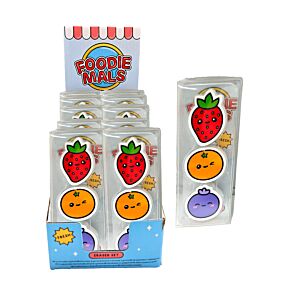 Set di 3 Gomme da Cancellare - Frutta - Foodiemals