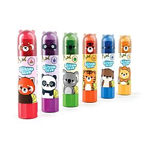 Colla Stick Profumata con Glitter - Animali Dolci Selvatici