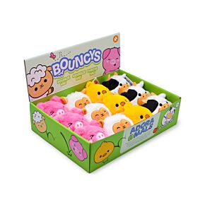 Palla Pazza Rimbalzante in Peluche - Animali della Fattoria - Animali Dolci