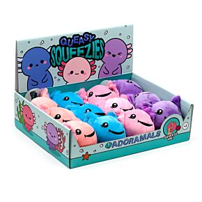 Antistress di Peluche - Axolotl (Salamandra) - Queasy Squeezies