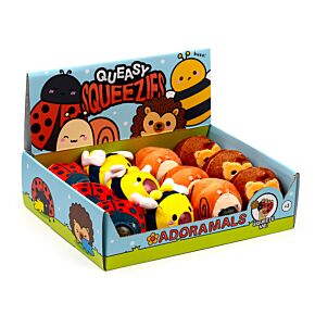 Antistress di Peluche - Animali Dolci - Giardino - Queasy Squeezies