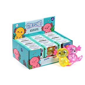 Antistress - Axolotl Allungabile con Glitter