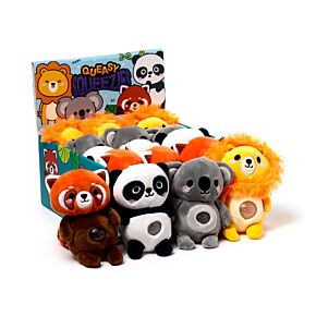 Antistress di Peluche - Animali - Zooniverse Mix #1 - Queasy Squeezies