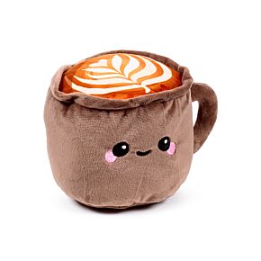 Peluche Termico - Cappuccino - Foodiemals - Semi di Grano e Lavanda