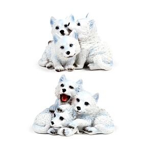 Trio di Cuccioli di Lupo