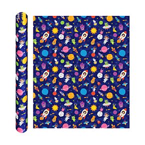 Carta da Regalo - Rotolo da 3 m - Space Cadet 