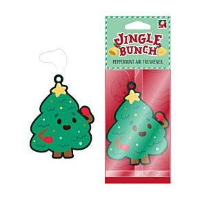 Profumatore per Auto - Albero di Natale - Banda Natalizia - Menta piperita