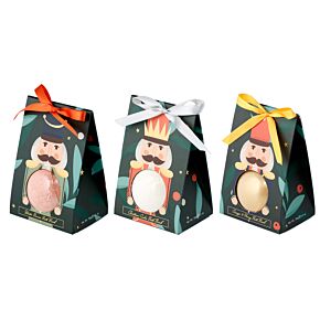 Bombe da Bagno Natalizie - Confezione Regalo - Schiaccianoci - Espositore da 9