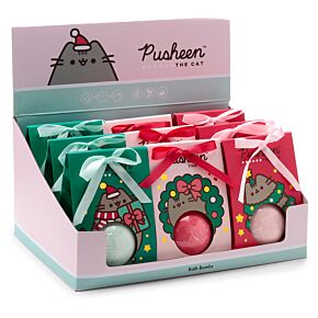 Bombe da Bagno - Confezione Regalo Natalizia - Pusheen il Gatto