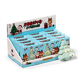 Bombe da Bagno Natalizie a Forma di Albero di Natale - Confezione Regalo
