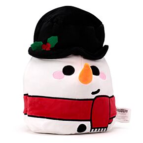 Cuscino di Peluche Natalizio - Cole il Pupazzo di Neve - Squidglys