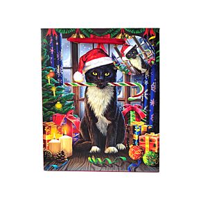 Busta Regalo - Lisa Parker Il Gatto Krampus Natalizio - M