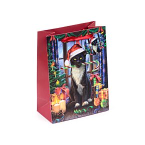 Busta Regalo - Lisa Parker Il Gatto Krampus Natalizio - M