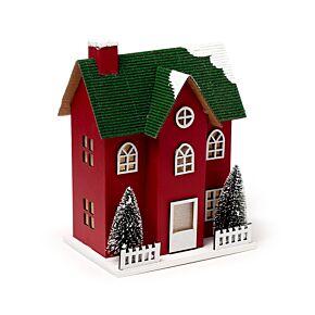 Casetta Decorativa per Natale con LED