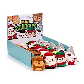 Portachiavi Squidglys in Peluche - Amici del Natale