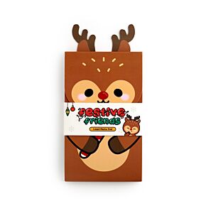 Quaderno Taccuino con Apertura Flip - Amici del Natale - Rudolph