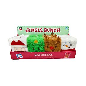Mini Notepad  A7  in Peluche - Banda Natalizia