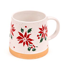 Tazza in Grès Porcellanato - Stella di Natale