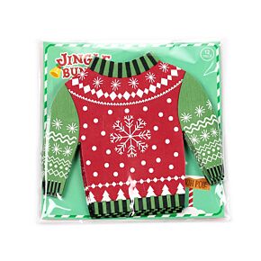 Tovaglioli di carta 3 veli - Confezione da 12 - Maglione Natalizio