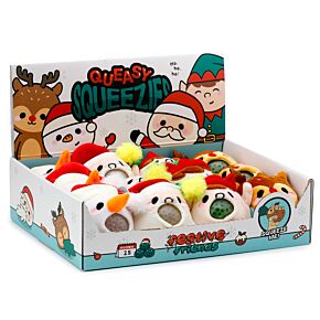 Antistress di Peluche - Amici del Natale - Queasy Squeezies