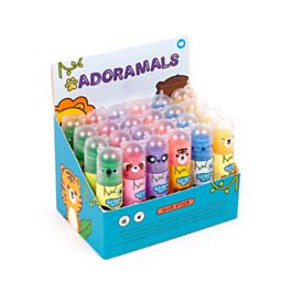 Colla Stick Profumata con Glitter - Animali Dolci Selvatici ADORAMALS