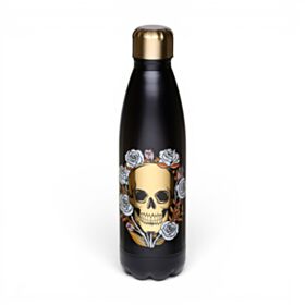 Bottiglia Termica in Acciaio 500ml - Teschi & Rose SKULLS&ROSES 