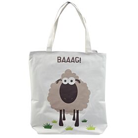 Borsa in Cotone con Zip - Pecora BAAAG Borsa in Cotone con Zip - Pecora BAAAG