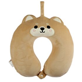 Cuscino da Viaggio in Memory Foam Relaxeazzz - Cane Shiba Inu
