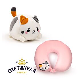 Cuscino da Viaggio con Peluche 2 in 1 - Lola la Gatta - Swapseazzz Cuscino da Viaggio con Peluche 2 in 1 - Lola la Gatta - Swapseazzz