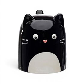 Tazza Sottosopra in Ceramica - Gatto Nero - Feline Fine