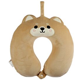 Cuscino da Viaggio in Memory Foam Relaxeazzz - Cane Shiba Inu
