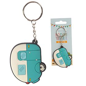 Portachiavi in PVC - Roulotte - Campeggio - Home is Where You Park It