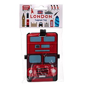 Etichetta per Bagagli in PVC - Autobus Londinese