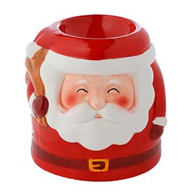 Brucia Essenze Natalizio in Ceramica a Forma di Babbo Natale